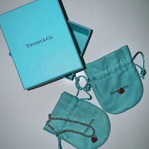 Return to Tiffany Red Heart Bracelet
